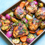 Balsamic Glazed Chicken and Veggies (Sheet Pan)