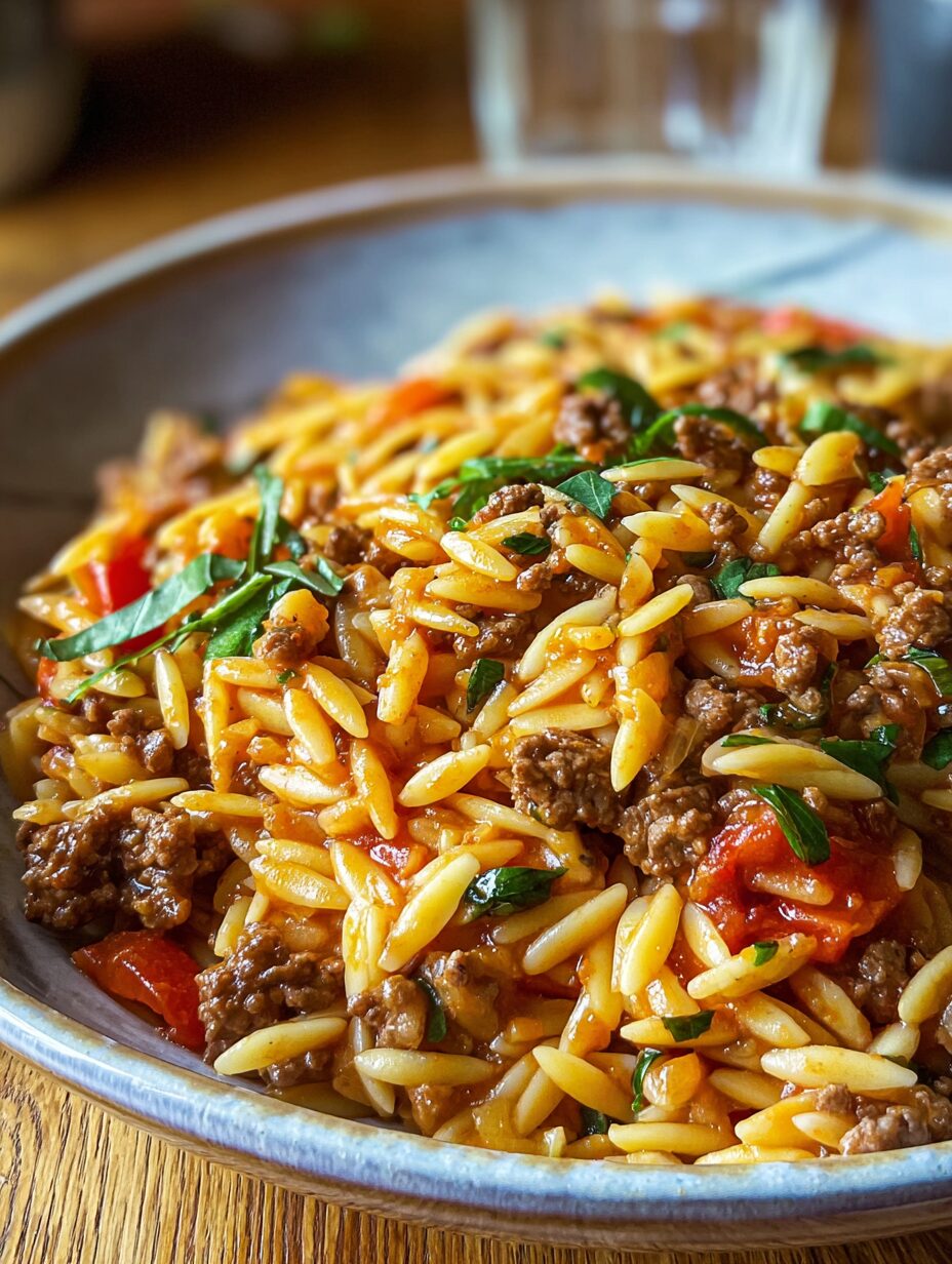 Delicious Ground Beef Orzo Recipe for Everyone