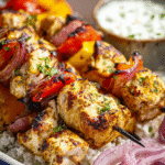 Greek Chicken Kabobs