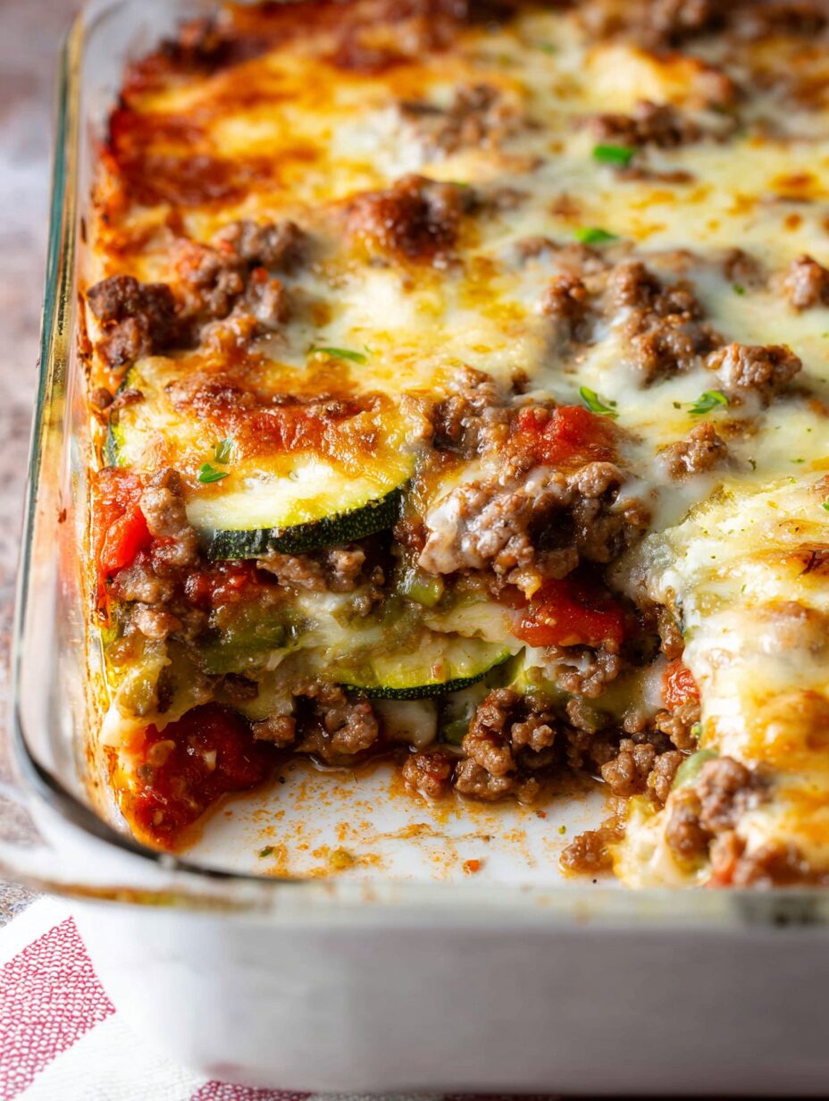 Ground Beef Zucchini Casserole