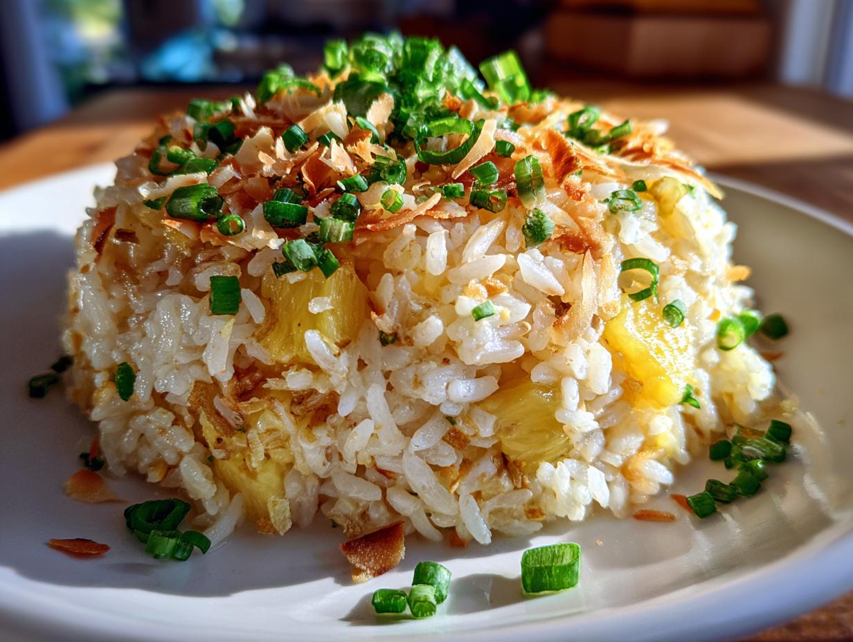 Pineapple Coconut Rice - detail 1