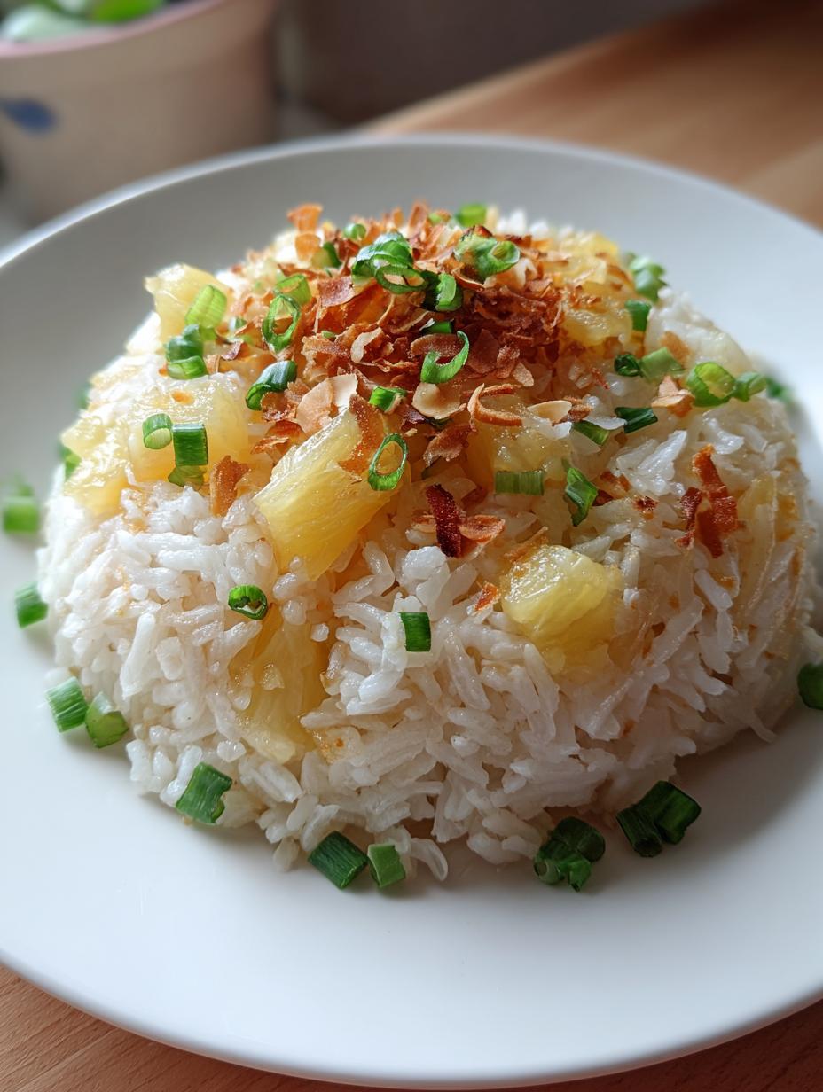 Pineapple Coconut Rice