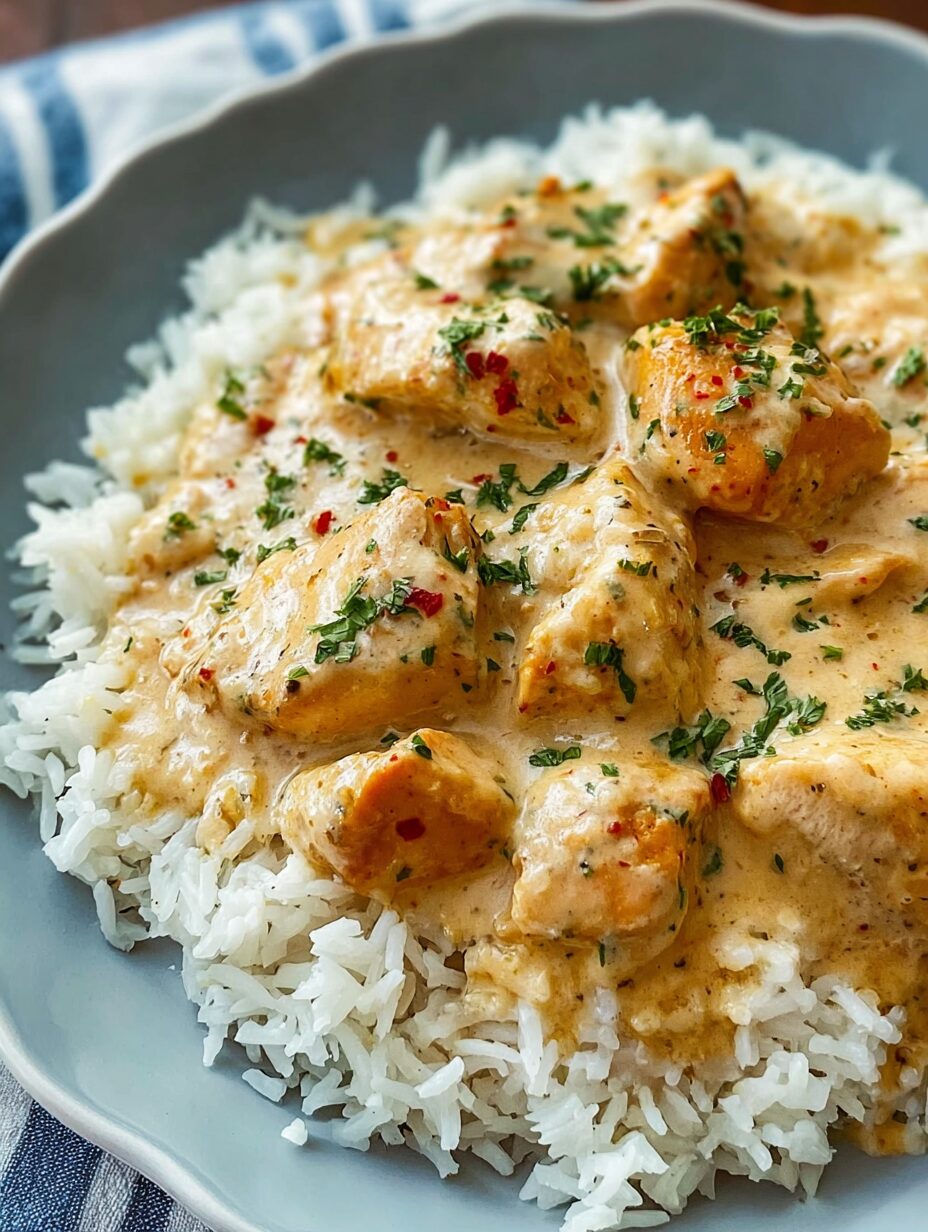 THE RECIPE For Creamy Smothered Chicken and Rice