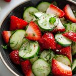 This Cucumber Strawberry Salad