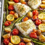 Baked Cod Sheet Pan Dinner
