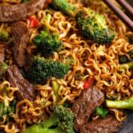 Beef and Broccoli Ramen Stir Fry