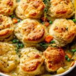 Biscuit & Vegetable Pot Pie (Casserole)