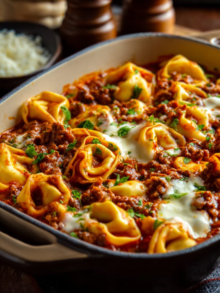 Cheesy Beef Enchiladas Tortellini: A Must-Try Delight!