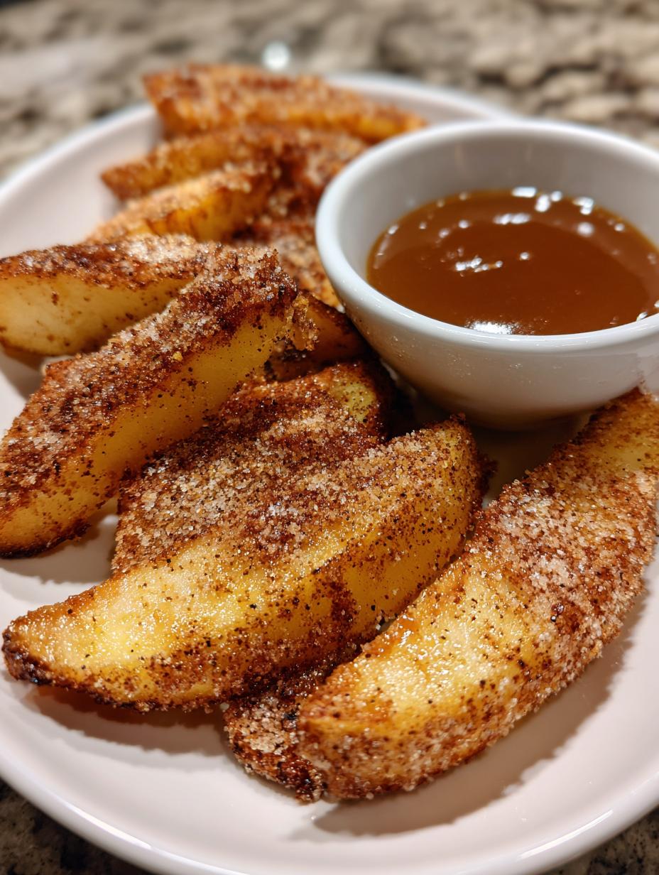 Crispy Air Fryer Apple Fries - detail 1