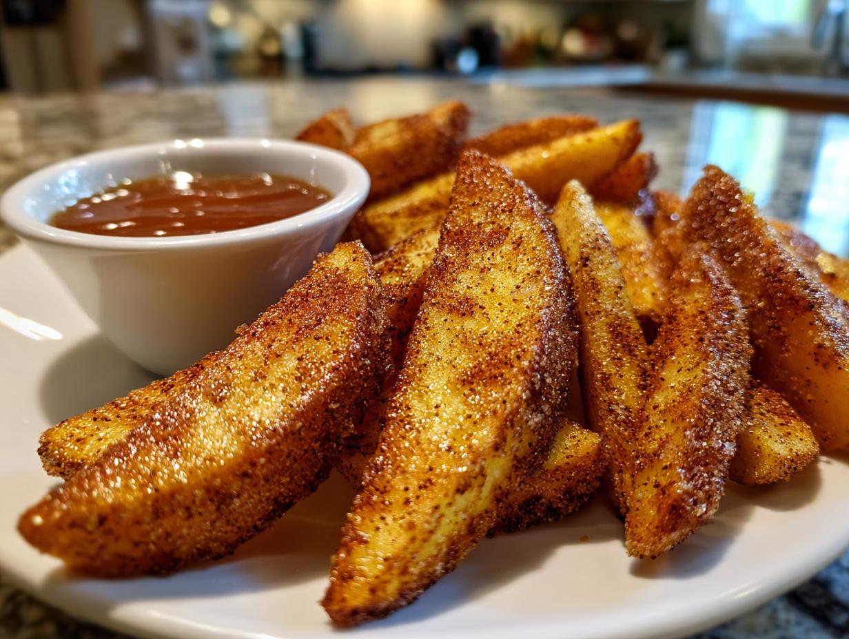Crispy Air Fryer Apple Fries - detail 2