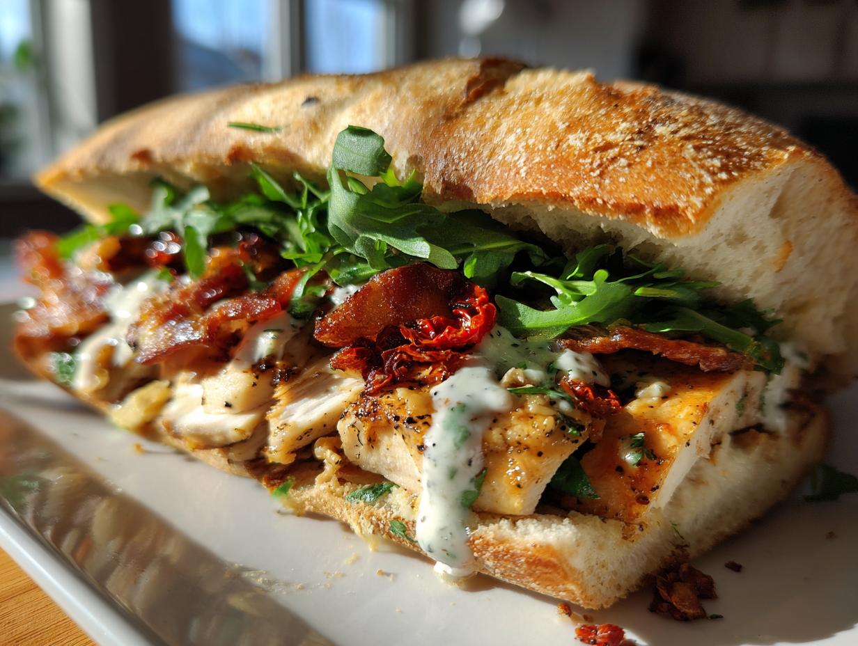 Crispy Bacon & Ranch Chicken Melt