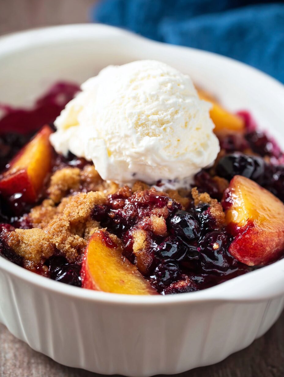Crockpot Blueberry Peach Cobbler: A Delightful Dessert Recipe