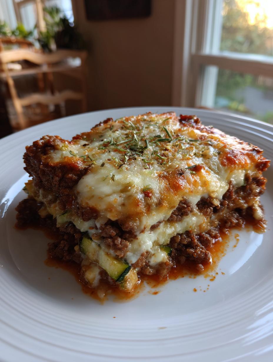 Ground Beef Zucchini Casserole - detail 1