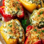 Herby Ricotta Stuffed Peppers