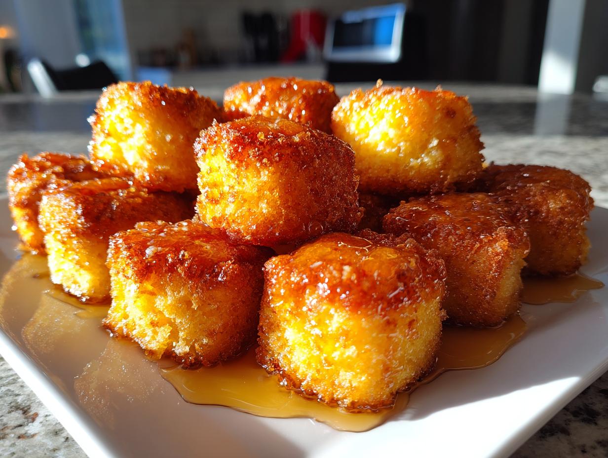 Honey Butter Cornbread Poppers