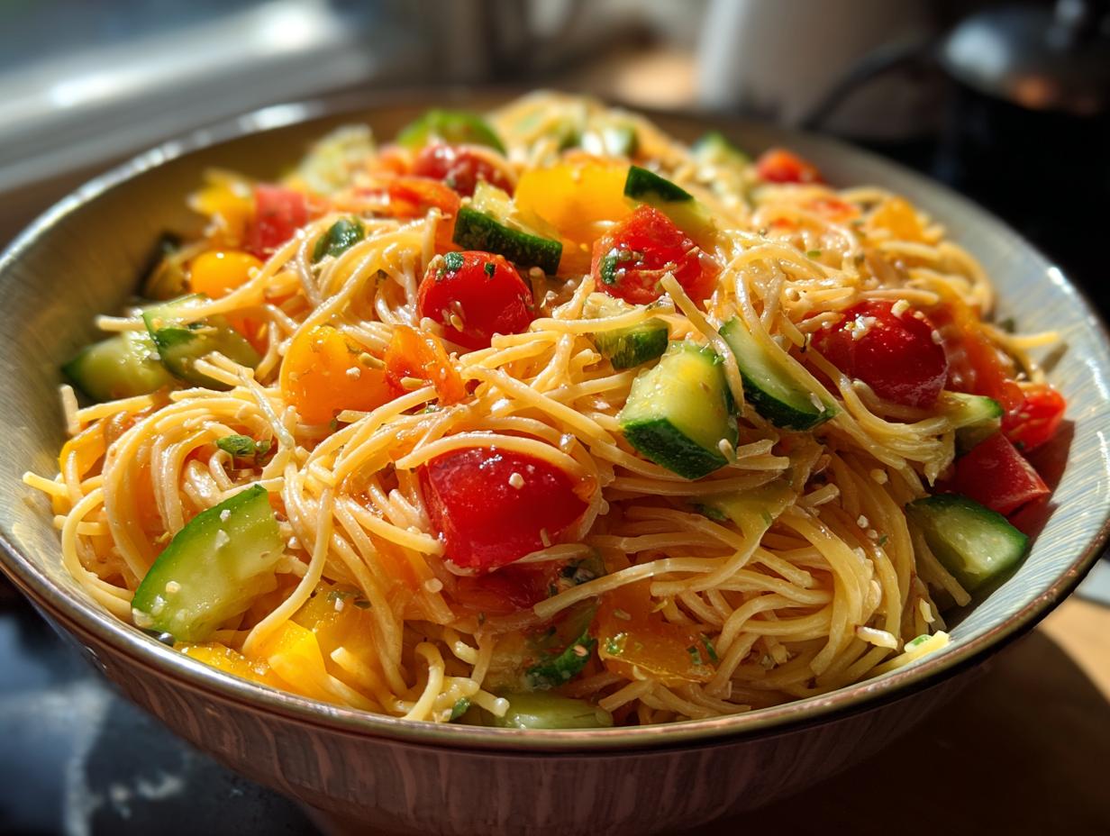 How to Make Cookout Spaghetti Salad Recipe