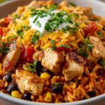 Instant Pot Weeknight Chicken and Rice Burrito Bowls Recipe