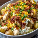 Loaded Potato Ranch Chicken Casserole Recipe