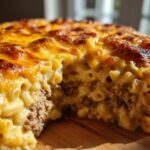 Mac and Cheese Meatloaf Casserole