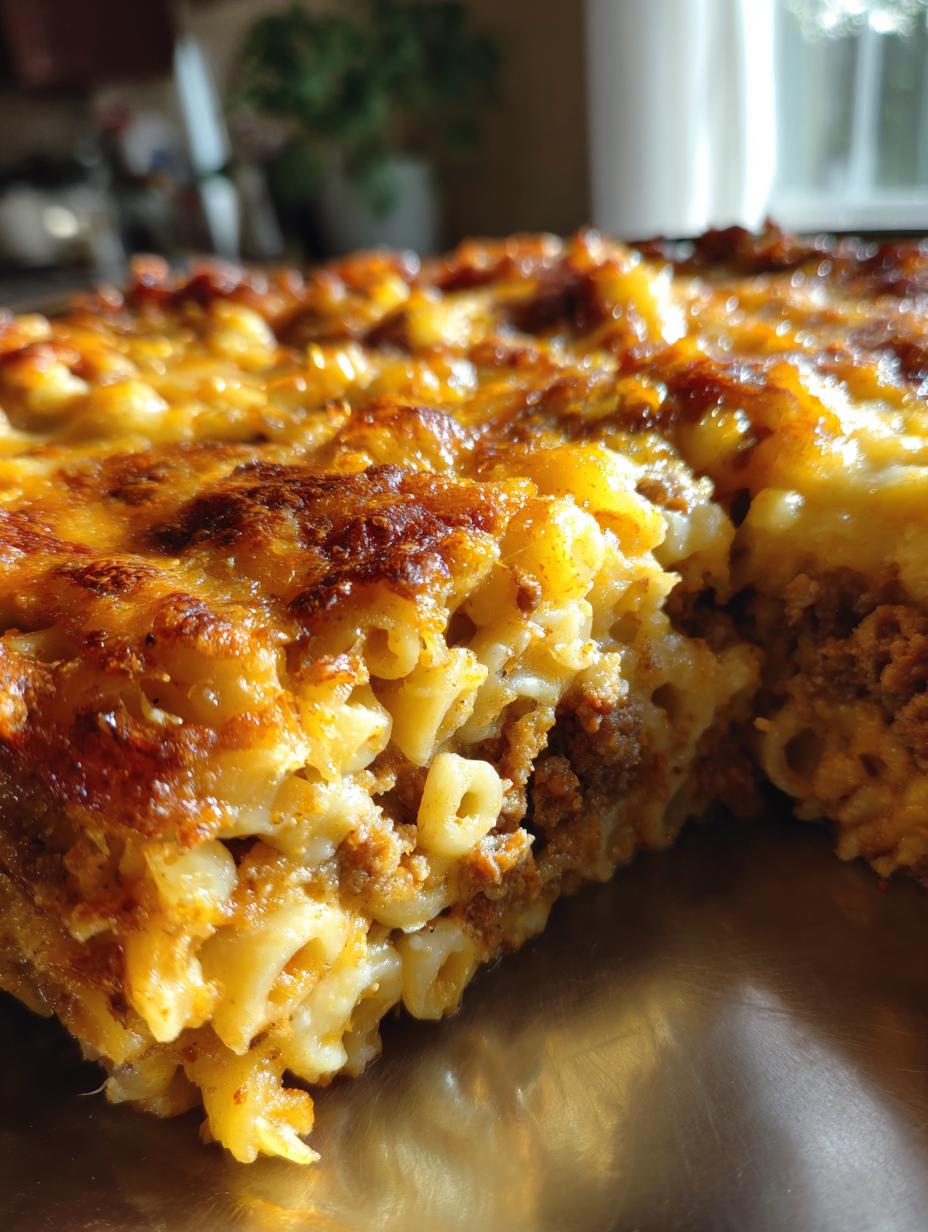 Mac and Cheese Meatloaf Casserole - detail 2