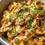 One Pot French Onion Pasta