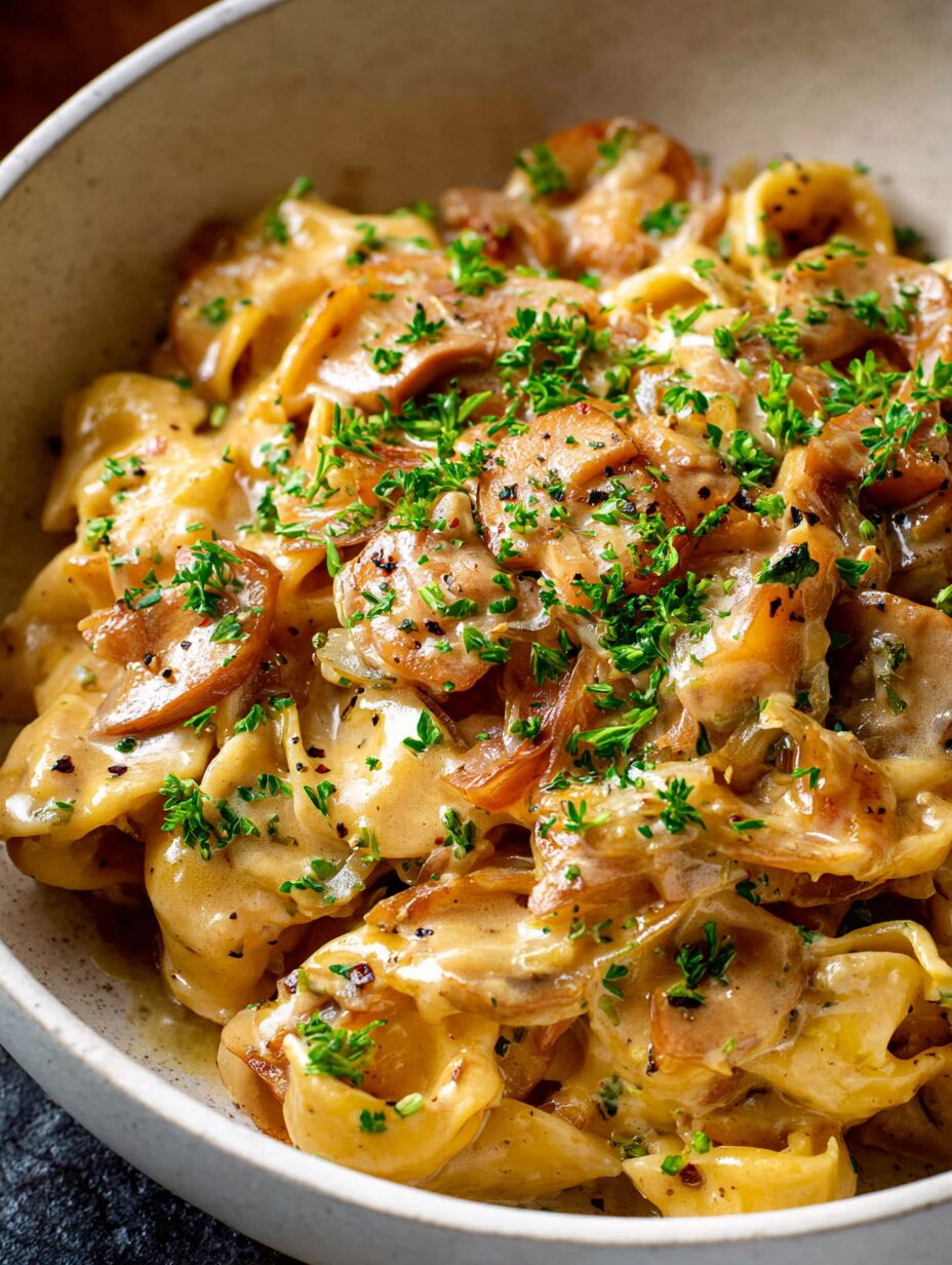 One Pot French Onion Pasta: A Creamy Delight Awaits!