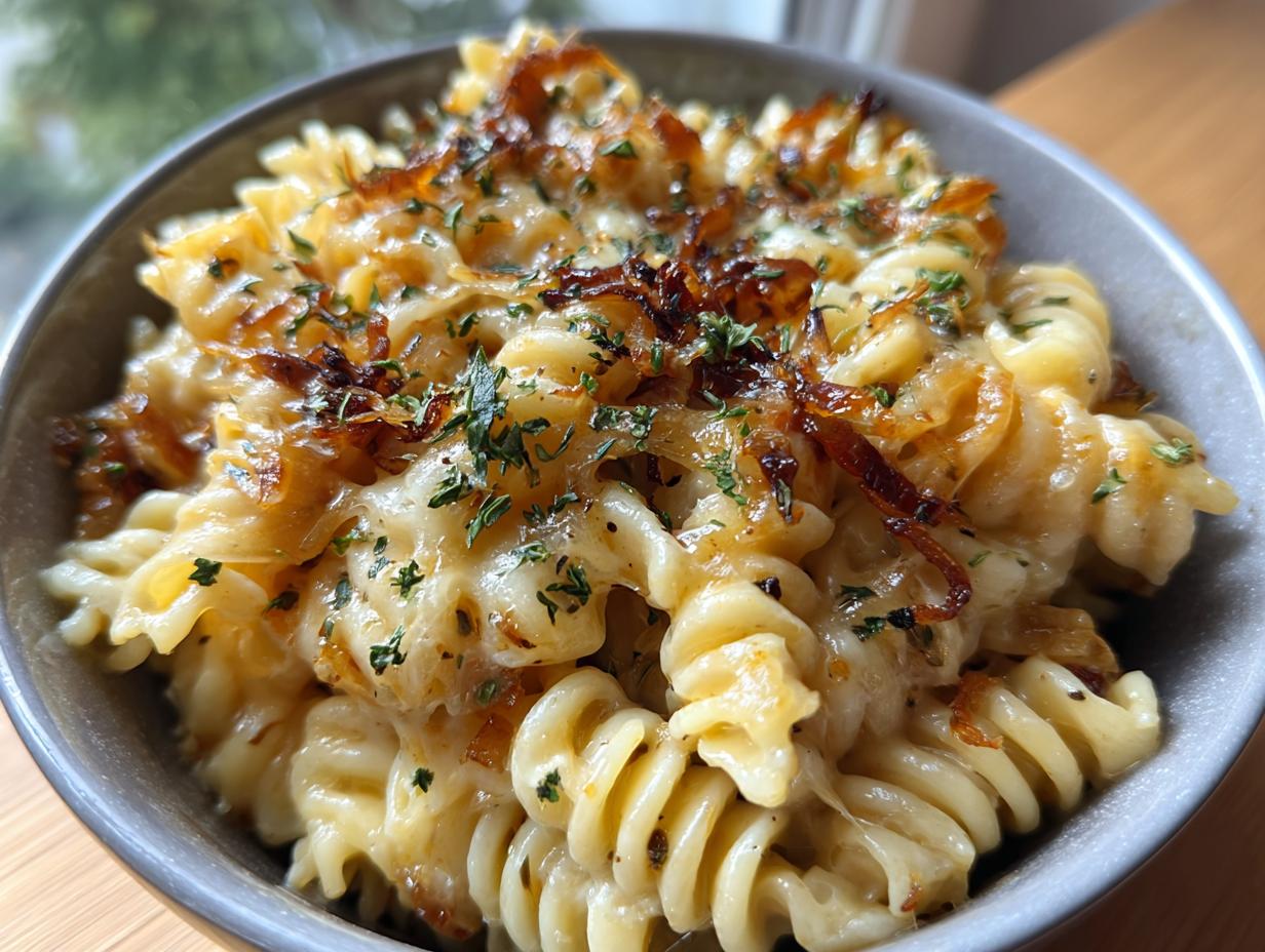 One Pot French Onion Pasta