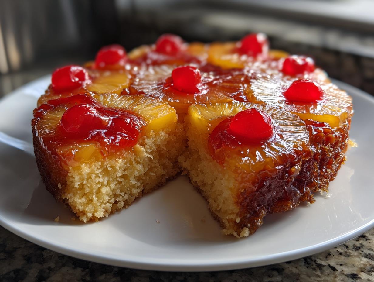 Pineapple Upside Down Cake - detail 2