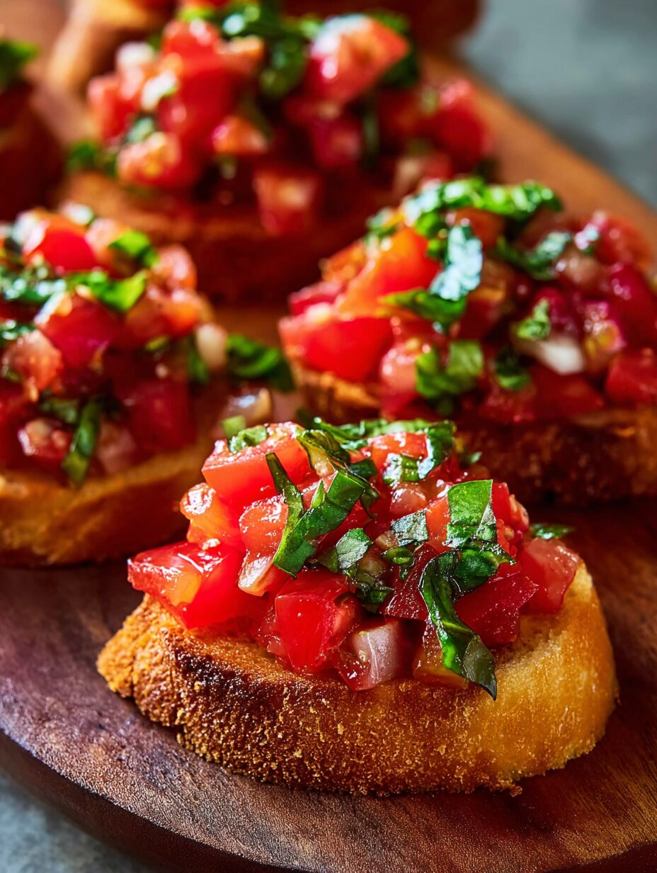 Real Tomato Basil Bruschetta: A Simple, Delicious Recipe!