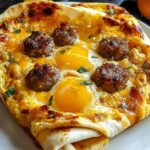 Sausage Egg and Cheese Breakfast Roll-Ups