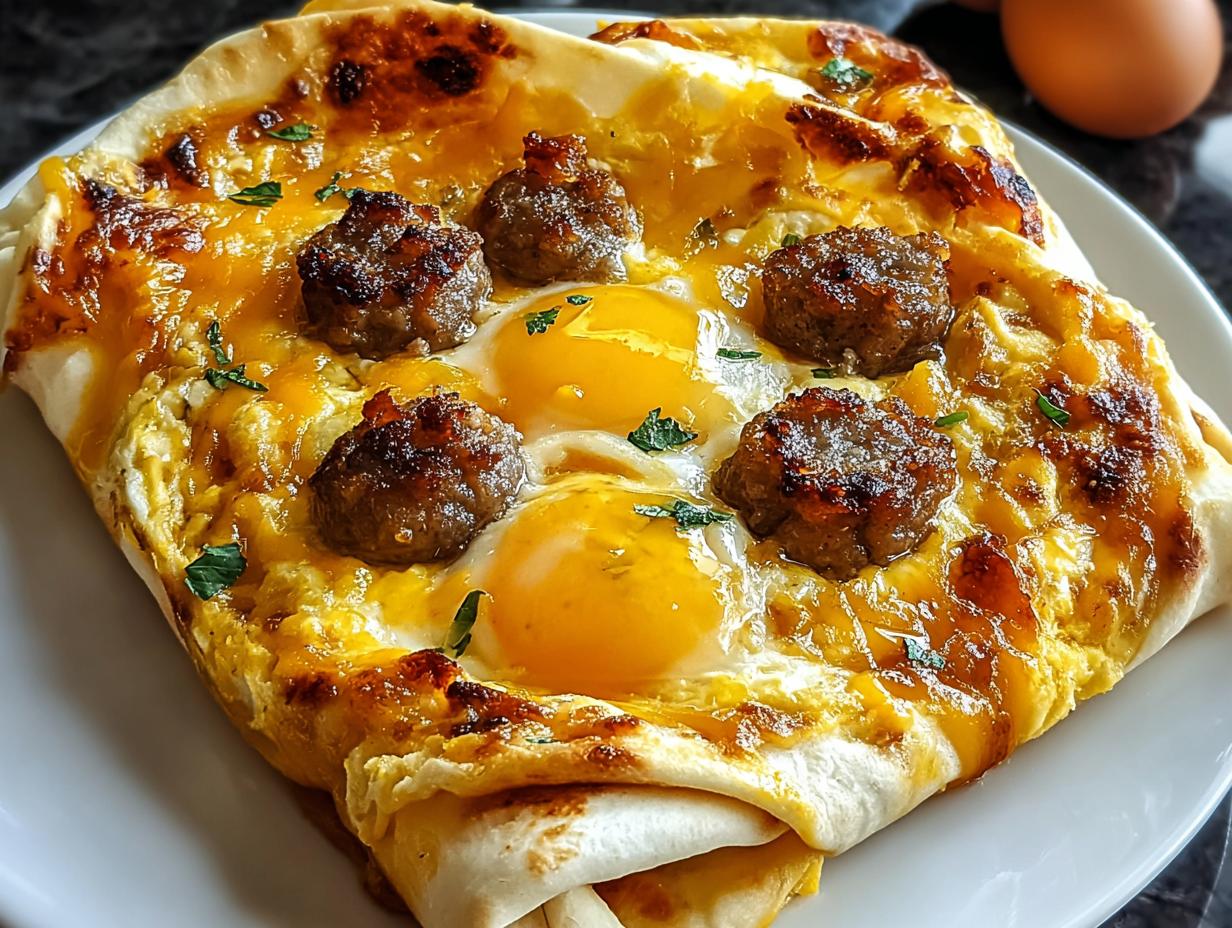 Sausage Egg and Cheese Breakfast Roll-Ups: 30-Minute Joy