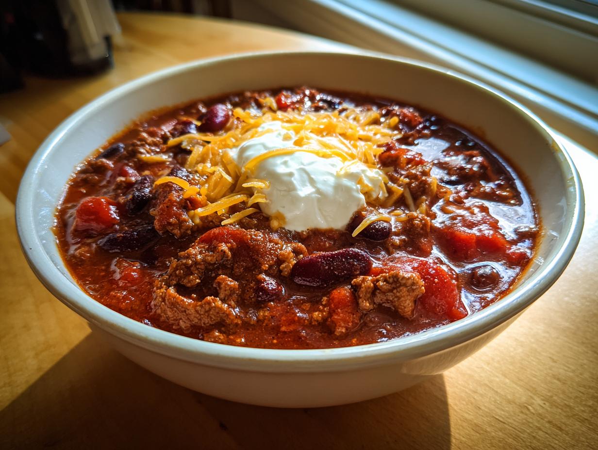 Slow Cooker Chili Con Carne