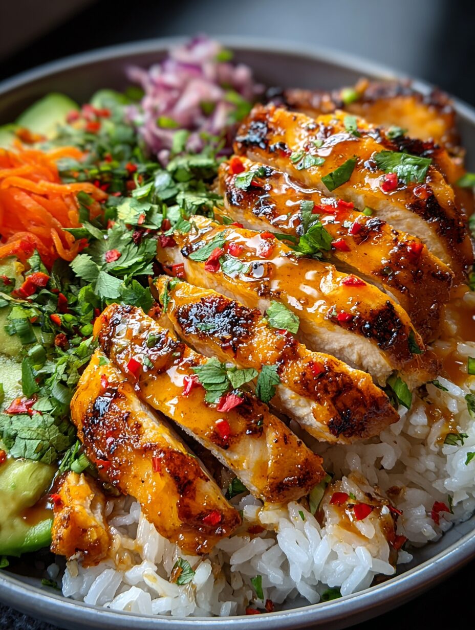 Spicy Maple Chicken & Coconut Rice: A Flavorful Delight!