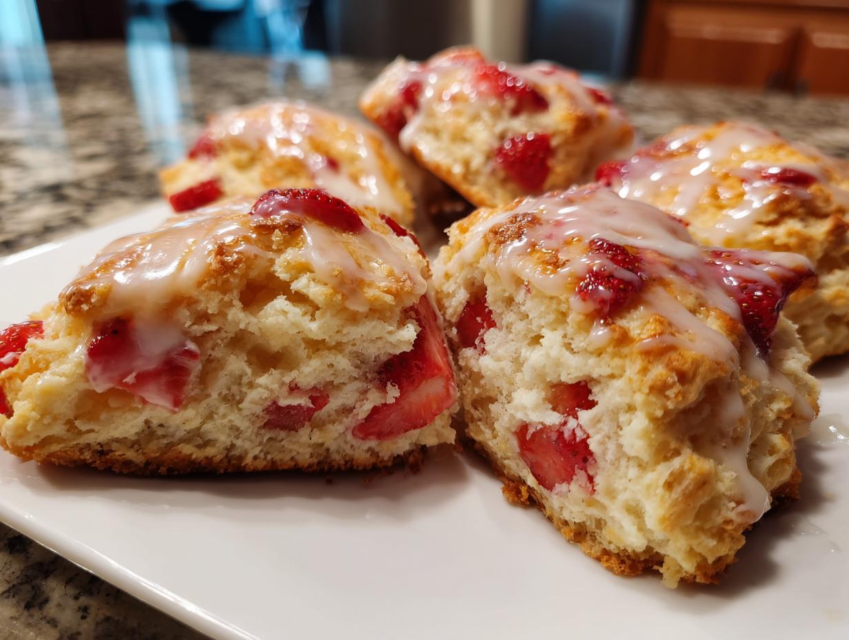 Strawberry Shortcake Scones - detail 2