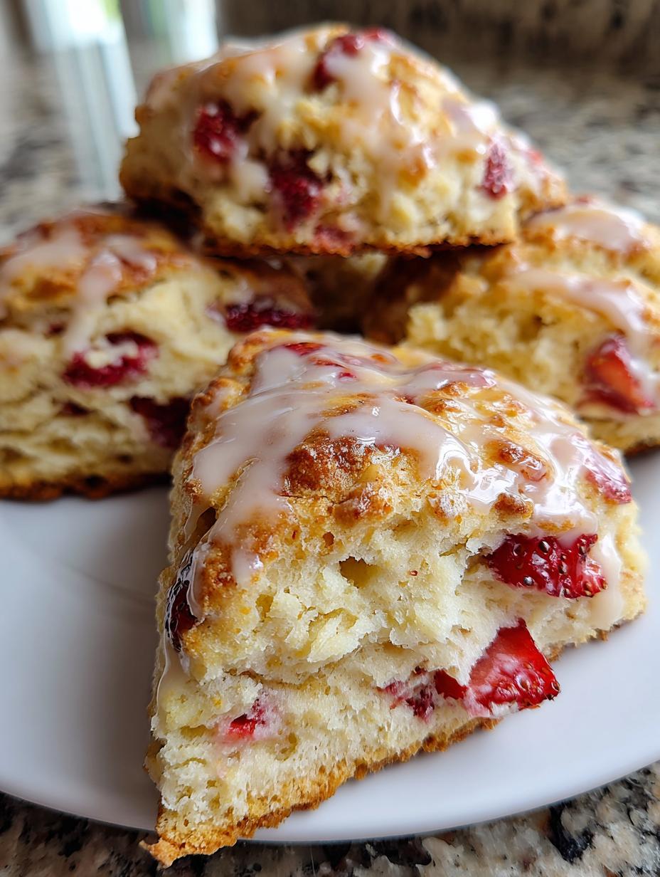 Strawberry Shortcake Scones