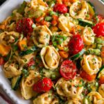 Cheese Tortellini with Summer Veggies