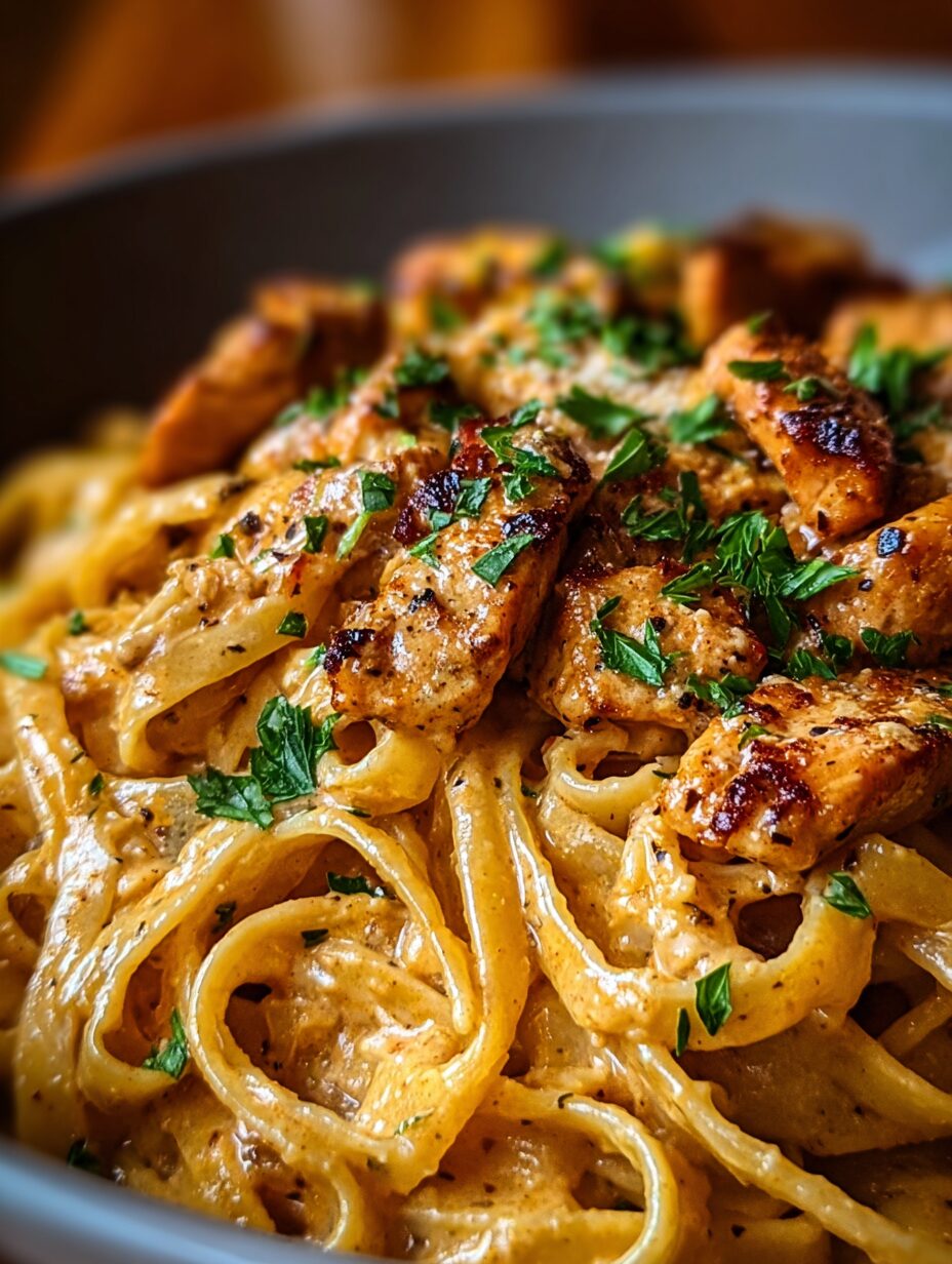 the best Cowboy Butter Chicken Linguine