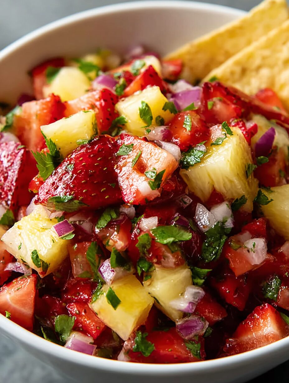 Strawberry Pineapple Salsa Recipe Strawberry Pineapple Salsa Recipe
