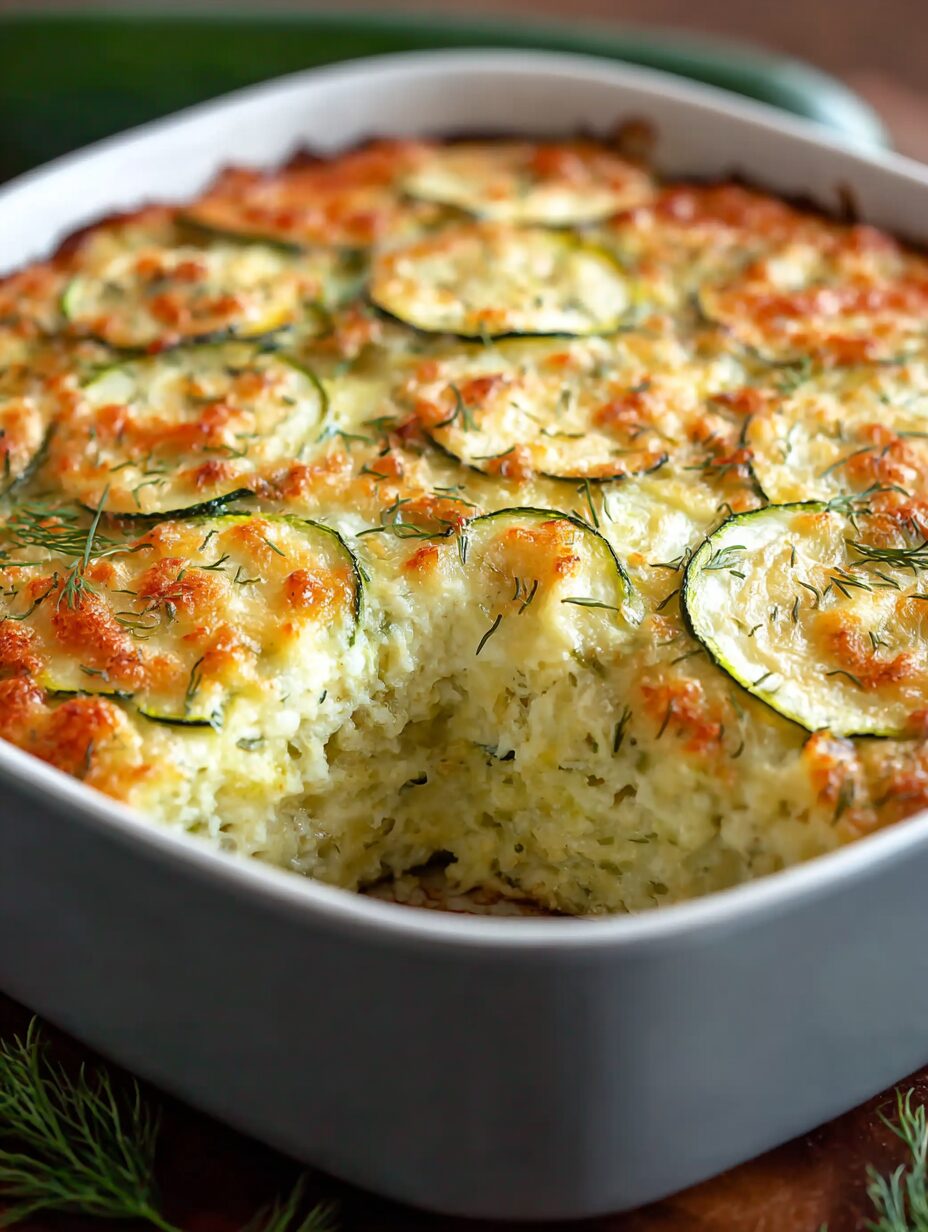 Simple Zucchini Dill Casserole