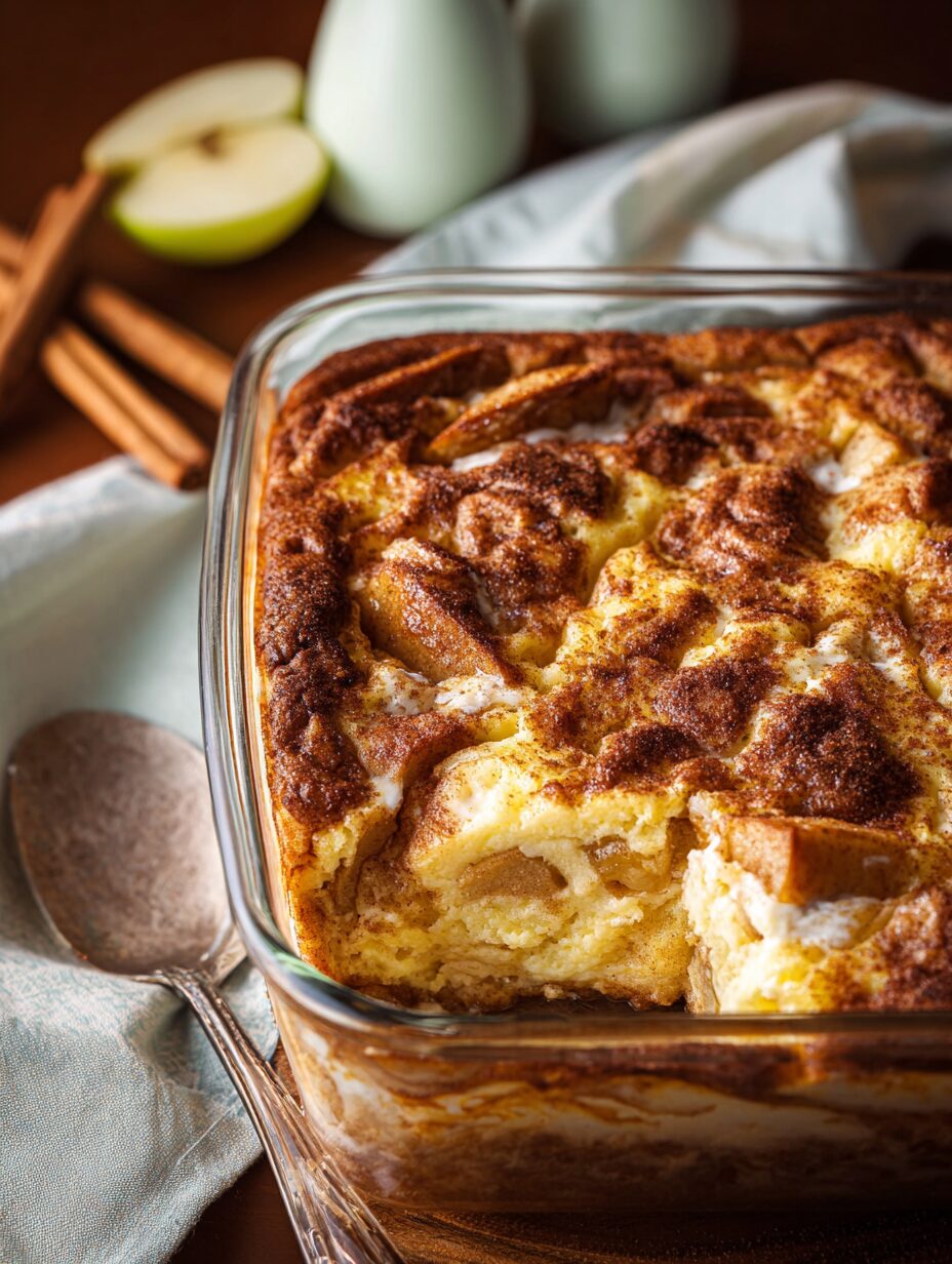 Apple Cinnamon Cottage Cheese Bake: Your Cozy Protein Fix!