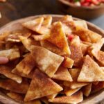 Cinnamon Sugar Tortilla Chips (Oven Baked)