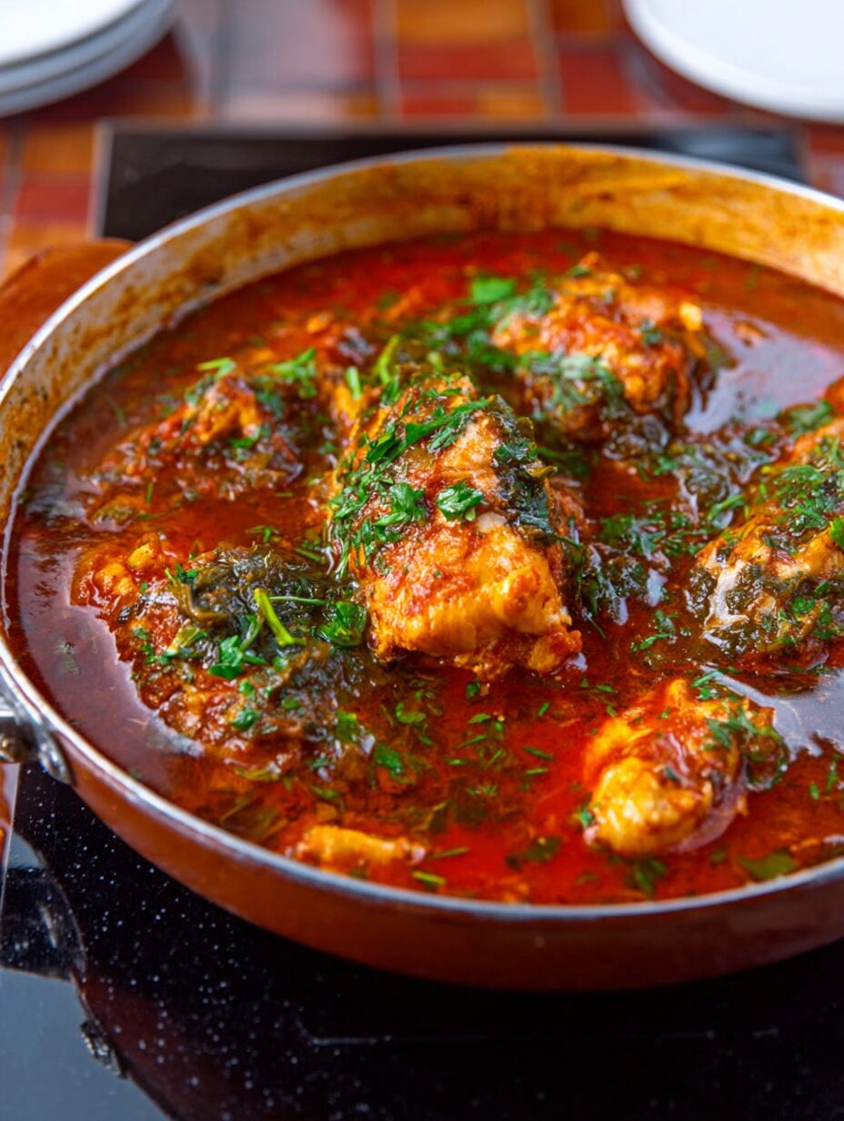 Classic Spicy Moroccan Fish in Rich Sauce: Discover 4 Secrets!