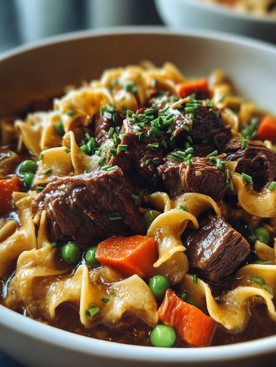 Comforting Beef and Noodles: 8 Ingredients for Joy Today!