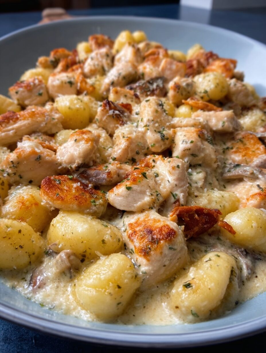 Creamy Chicken and Gnocchi – A Cozy Dinner Recipe!