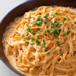 Creamy Red Pepper Alfredo Pasta
