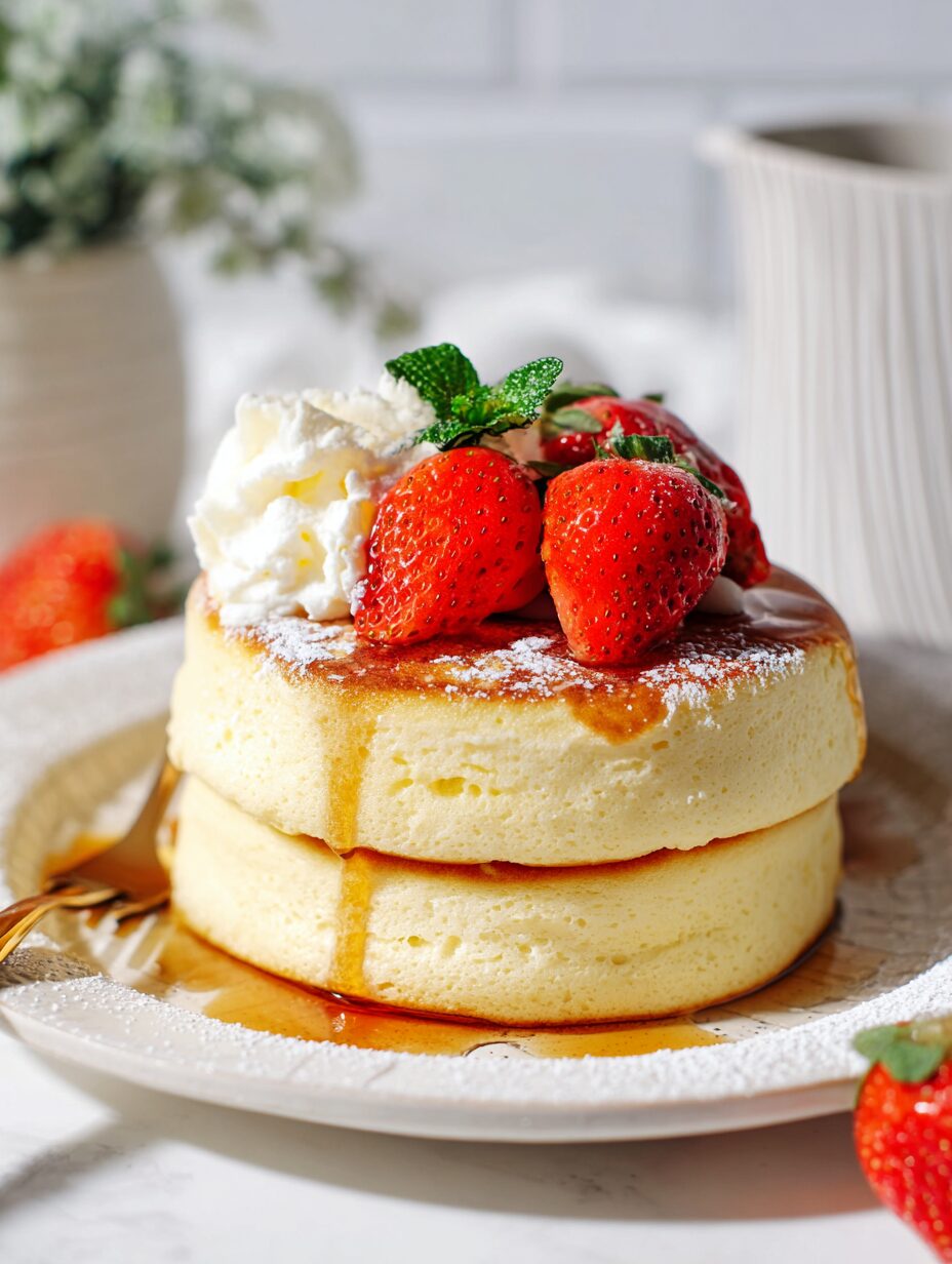 Fluffy Japanese Soufflé Pancakes: Your New Breakfast Delight!