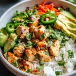 How to Make a Coconut Chicken Rice Bowl in 20 Minutes