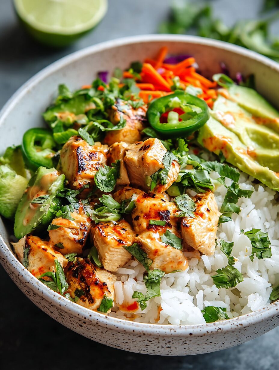 How to Make a Coconut Chicken Rice Bowl in 20 Minutes Today!