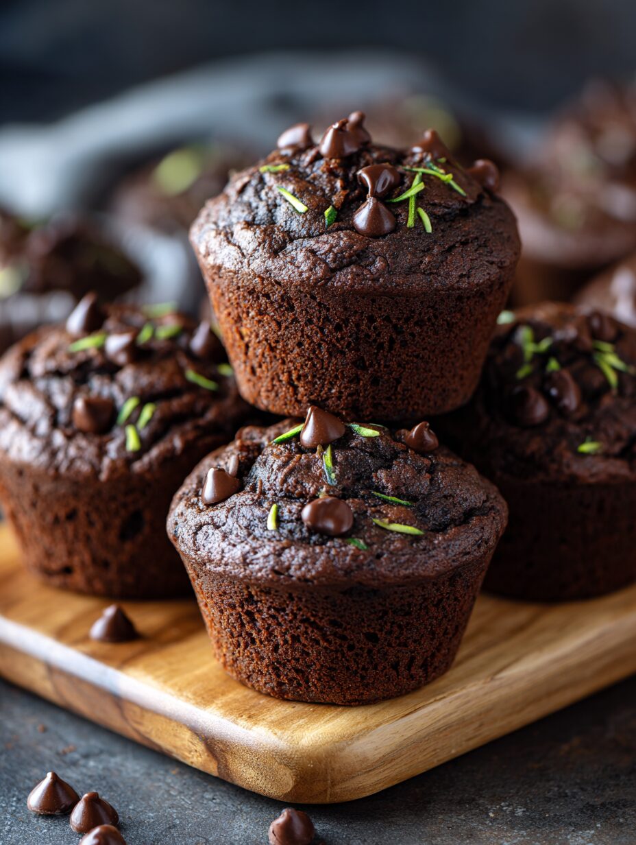 Irresistible Double Chocolate Zucchini Muffins Recipe You’ll Love!