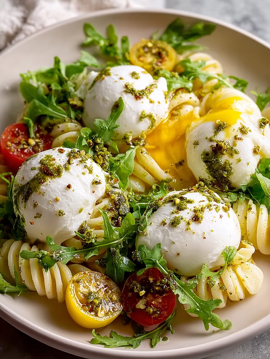 Lemon Burrata Girelle Salad: A Refreshing Twist!